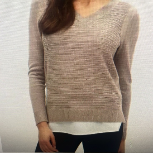 Hilary Radley Sweaters - Long Sleeve V Neck Women’s Sweater